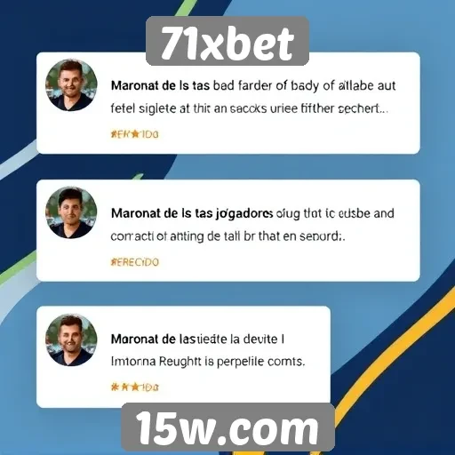 Opiniões de usuários sobre 71xbet